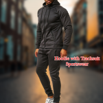 Men's Hoodie Set Young Fresh Style Plus Size Sweat Absorption Classic Set, HOD02
