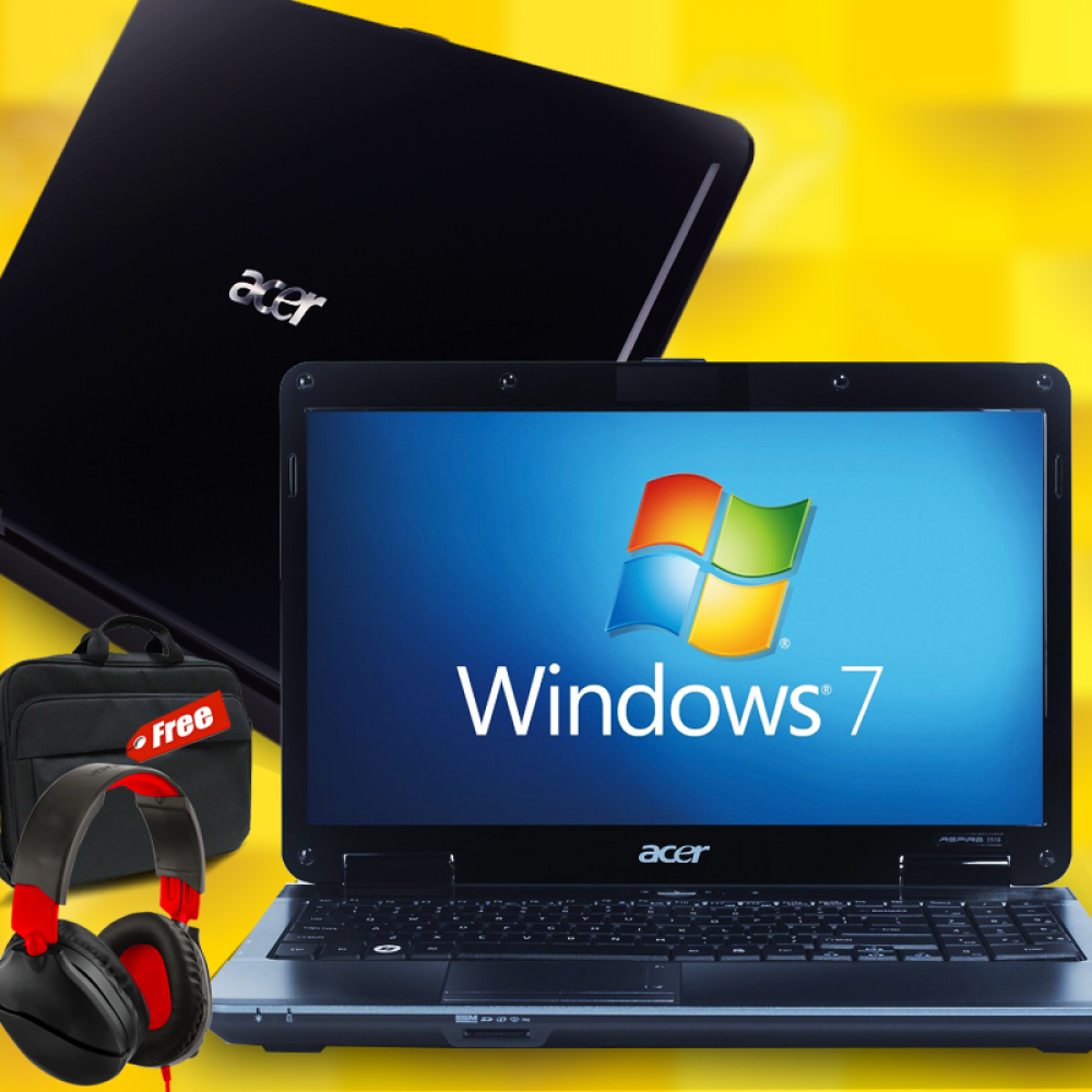 3 In 1 Bundle Offer Acer Aspire AS5532, Core 2 Duo, 3GB Memory, 160 HDD,  DVDRW,