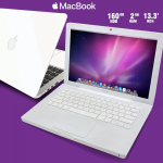 APPLE Macbook A1181 - 13.3 in Screen - Intel C2D 2.33Ghz - 2GB DDR2 SO-DIMM - 160GB 2.5in SATA - MAC OSX 10.11 El Capitan - Webcam - Wireless - Bluetooth