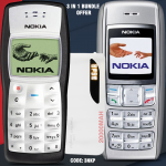 3 in 1 Bundle Offer, Nokia 1600, Nokia 1100, Power Bank, 3NKP