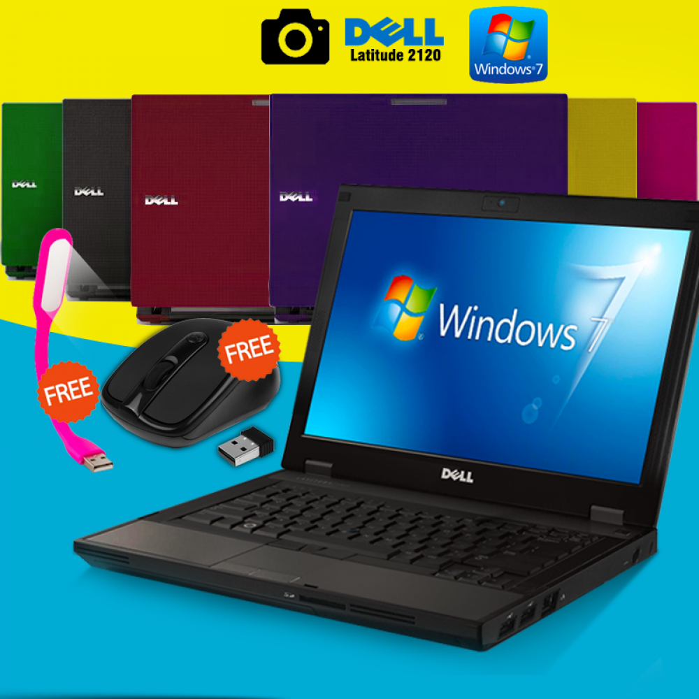 3 in 1 Bundle Offer , Dell Latitude 2120 , Laptop-bag, Wireless Mouse, USB Led Lamp 2120TB