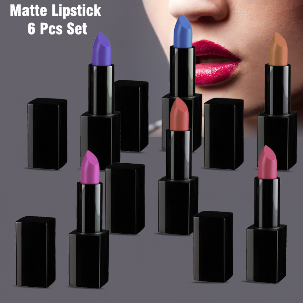 Sweet Rose Matte Lipstick 6 Pcs Set, LS01441