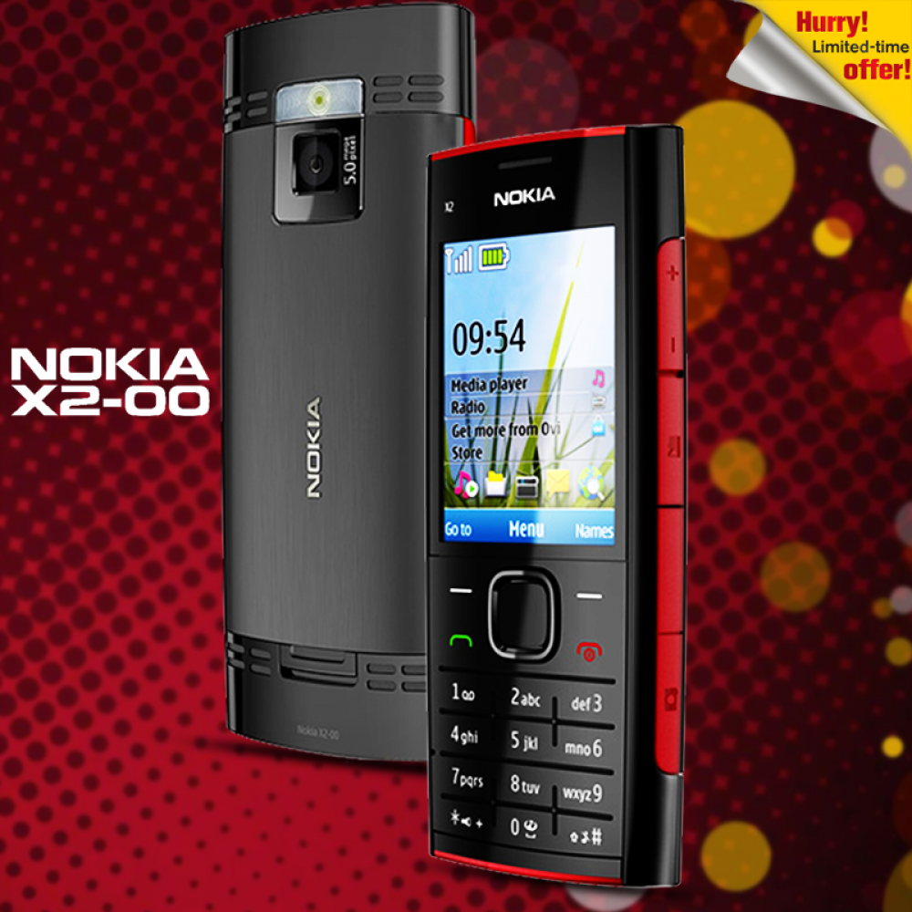 Nokia X2-00R, Red