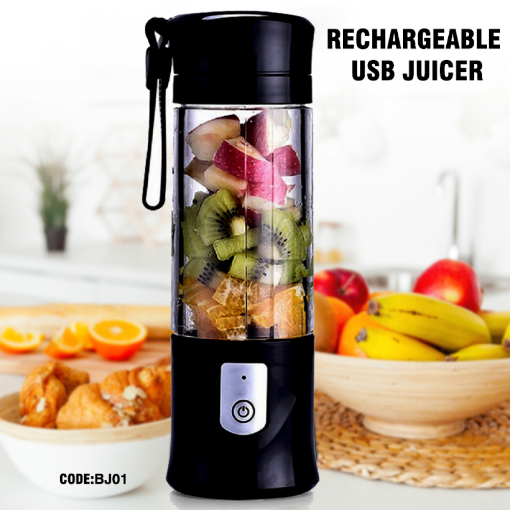 Buy One Get One Free Portable Rechargeable Battery Juice 380ml Volume Healthy USB Juicer, FD18