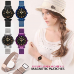***Free Delivery***4pcs New Luxury Crystal Women's Magnet Watch, 4pcsLX7Bc