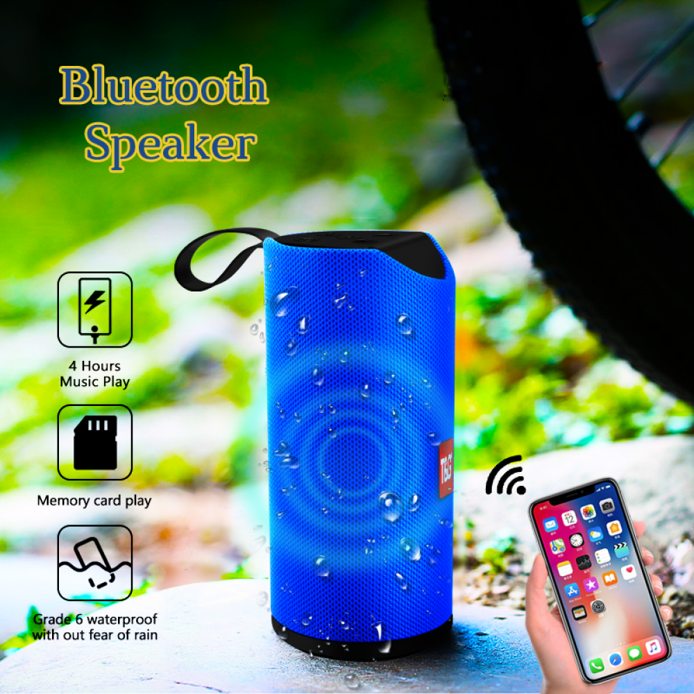 New TG113 Wireless Bluetooth Speaker Super Bass with Micro SD / TF Card and USB Flash Support, Assorted Color