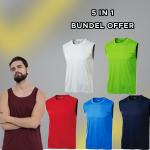 5  in 1 bundle sleveless T-shirts,WDOMN206