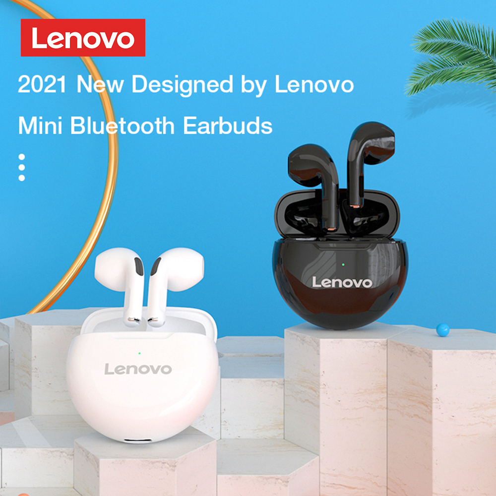 Lenovo HT38 TWS Bluetooth Earphone Mini Wireless Earbuds with Mic for iPhone Xiaomi Sport Waterproof 9D Stere Headphone	