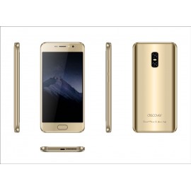 Discover S9, Smartphone with 4G, Android 6.0 (Marshmallow), 5. Inch HD Display, 3GB RAM, 32GB Storage, Dual Camera, Dual SIM, Face Lock, Gold