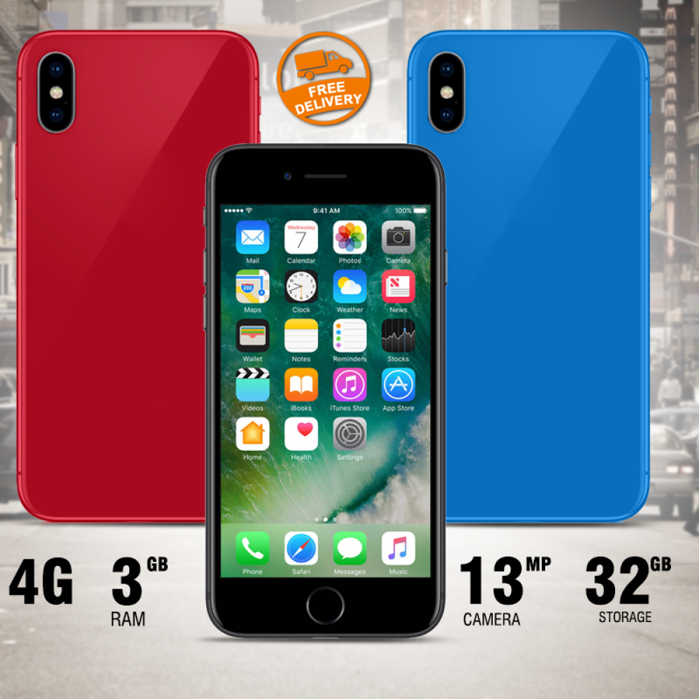 Mione N8, 4G Dual Sim, Dual Cam, 5.2" IPS, 32GB, Black, Blue, Red