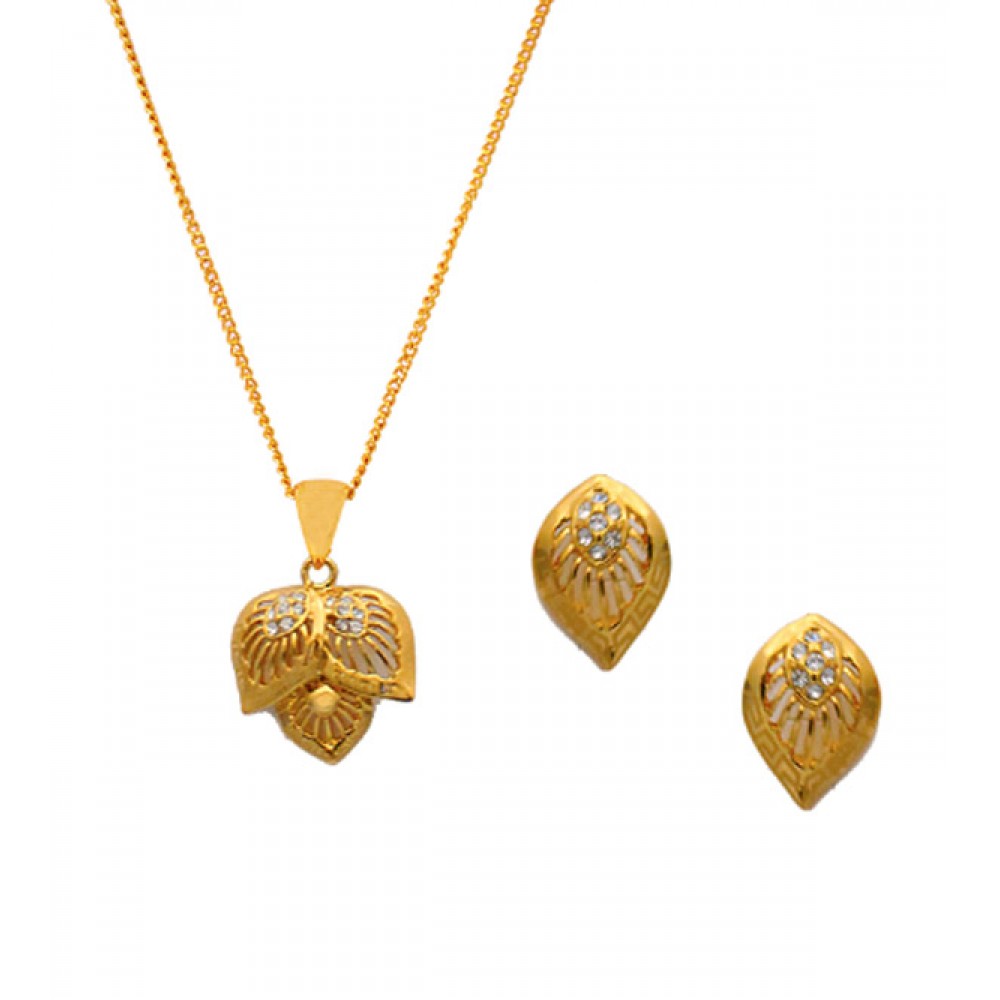 Milano 22k Gold Plated Necklace Set ML-503