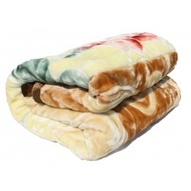 Golden Cross Super Soft Fleece Blanket  Assorted Design And Colours, G022
