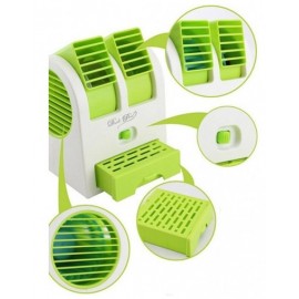 2 Pcs Summer Cooling Mini Fan Air Conditioning With USB Plug, F152