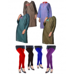 8 in 1 Bundle Offer, Universal Kurta And Leggings Set Assorted Colors And Designs