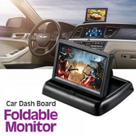 Car Dash Board Foldable Monitor 4.3 Screen, TBS01916