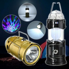 Portable Multi-Color Rechargeable Emergency 3 Modes Outdoor RGB Stage Laser Led Lantern Light, SRH5639