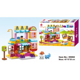 Smoneo Live Zone happy farm 48pcs Building Bricks Blocks Toys, 55006