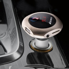 Bluetooth Car Kit Handsfree MP3 Player FM Transmitter USB Car Charger, CQ7